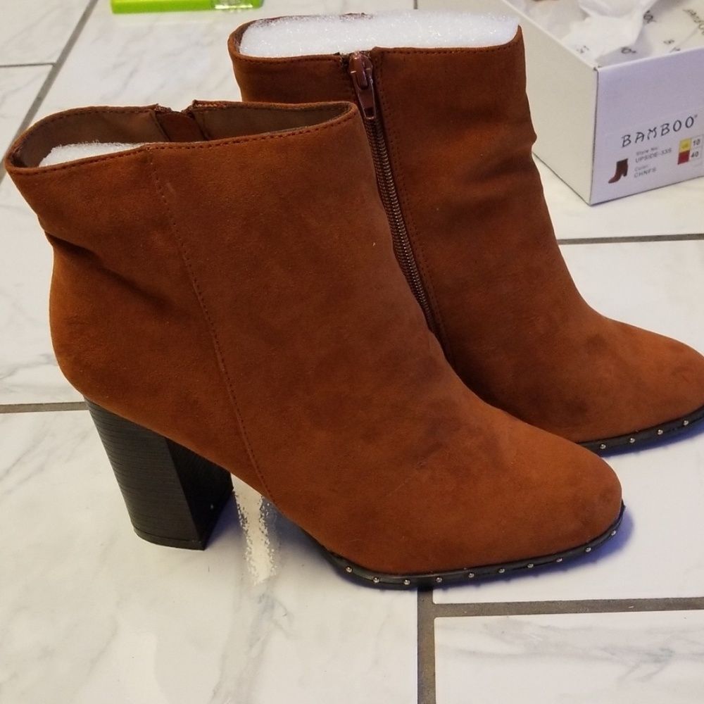 Brand new heel booties